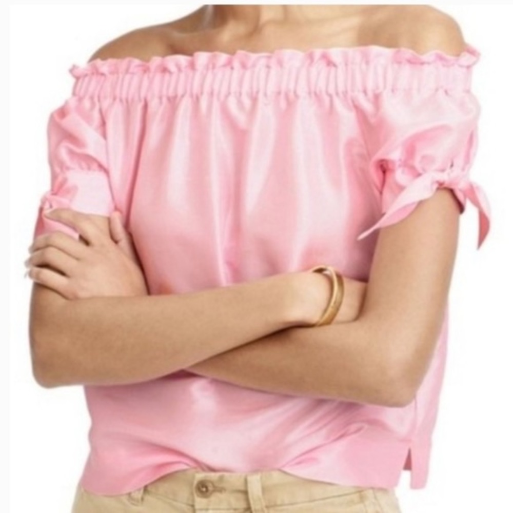 J crew off shoulder top, size 2p, new